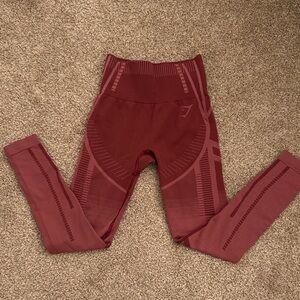 Gymshark red leggings.